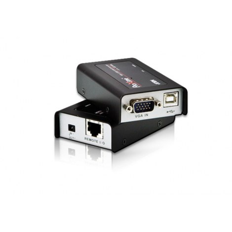 Aten USB VGA Cat 5 Mini KVM Extender (1280 x 1024@100m) Aten | Extender | USB VGA Cat 5 Mini KVM Extender - 2